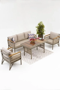 FLORES BAHÇE BALKON TAKIMI 3+1+1+MASA